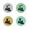 Business Adviser Icon Set.