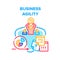 Business Agility Vector Concept Color Illustration