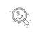 Business Audit or Statistics line icon. Vector