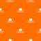 Business bags pattern vector orange