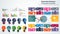 Business Brainstorming plan,think,search,analyze, for Success with percent,Graph Percent,Speech bubbles 19 Step Colorful -  Modern