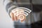 Business button Wifi connection signal icon