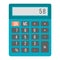 Business calculator technology vector icon.