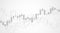 Business candle stick graph chart of stock market investment trading on dark background design. Bullish point, Trend of graph.