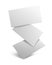 Business card blank. Realistic falling branding cards, advertise presentation. Empty rectangle paper, marketing branding