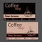 Business card coffee shop