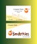 Business card with smoothies logo