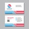 Business card template with logo - concept design. Computer network electronic technology visit card branding. Cooperation
