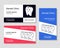 Business card templates for dental clinics