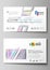 Business card templates. Easy editable layout, abstract vector design template. Hologram, background in pastel colors