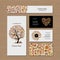 Business cards, design idea for sweets shop company