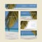 Business cards design, tropical island