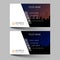 Business cards design two color on the gray background. Inspired by building structures. Contact cards for company. Vector illustr