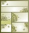 Business cards with olive floral design