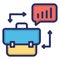 Business chatting, consulting .    Vector icon which can easily modify or editable