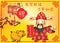 Business Chinese greeting card for the Year of the Pig