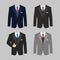 Business clothing suit