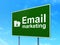 Business concept: Email Marketing and Folder With