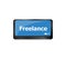 Business Concept with Enter Button on Keyboard. Freelance. Computer Keyboard Button Showing the Inscription Freelancing