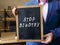 Business concept about STOP BIGOTRY with phrase on the chalkboard