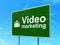 Business concept: Video Marketing and Business