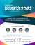 Business conference simple template invitation. Geometric magazine conference or poster business meeting design banner