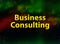 Business Consulting abstract bokeh dark background