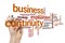 Business continuity word cloud concept