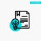 Business, Copyright, Digital, Invention, Law turquoise highlight circle point Vector icon