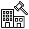 Business and corporate law  Isolated Vector Icon which can easily modify or edit