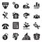 Business cost icon set