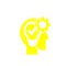 Business creative solutions yellow icon