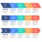 Business data visualisation. Process chart. Abstract elements of graph, diagram with 5 steps, options, parts or processes. Vector