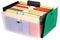 business document organizer, with labeled and color-coded folders, keeping important documents organized
