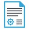 Business documents, business papers,  Vector icon which can easily modify