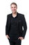 Business dress code. Man happy formal black suit white background. Business casual. Casual look made for professional