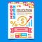 Business Education Creative Promo Poster Vector