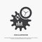 Business, engineering, management, process Icon. glyph vector gray symbol for UI and UX, website or mobile application