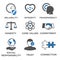 Business Ethics Solid Icon Set