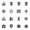 Business Ethics vector icons set