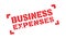 Business Expenses rubber stamp