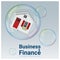 Business and Finance concept background with housing bubble