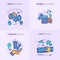 Business and Finance Icon Set, Budget accounting icon / Money exchange icon / Cashback reward icon / Cash payment icon