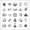 Business, finance icons set