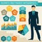 Business and finance infographics
