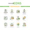 Business and finance - line design style icons set