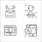 Business and finance line icons. linear set. quality vector line set such as , payment gateway, stamp