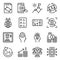 Business and Fintech Linear Icons Pack