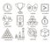 Business gamification icons