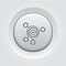 Business Goals Icon. Grey Button Design